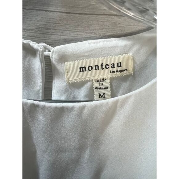 NWOT Monteau Linen Above Knee & Mini Colorblock Dresses Medium - Picture 5 of 5